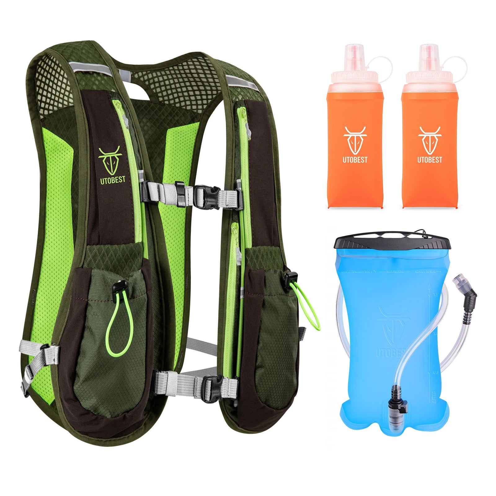 UTOBEST Trail Running Backpack 5L Ultra Lightweight Hydration Vest