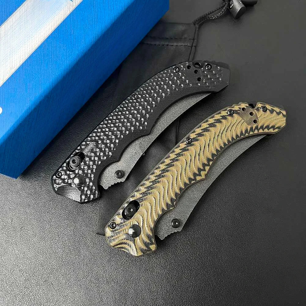 BM Mini Bedlam 865 Tactical Folding Claw Knife D2 Blade G10 Handle