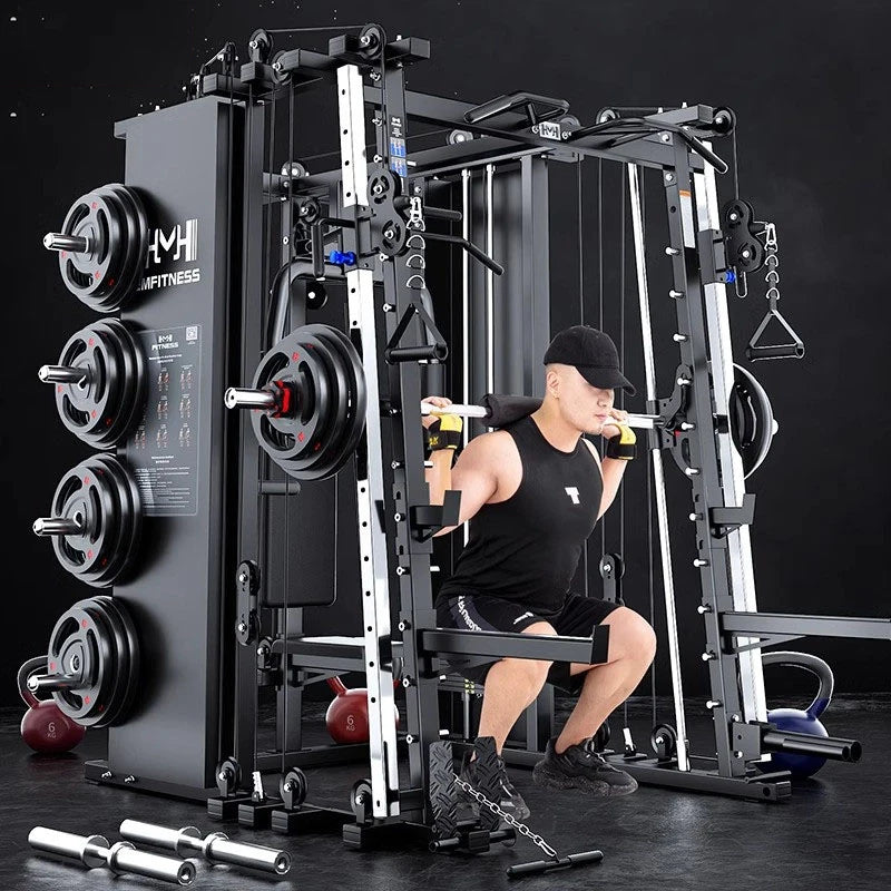2025 New Home Multi functional Comprehensive Smith Fitness Machine