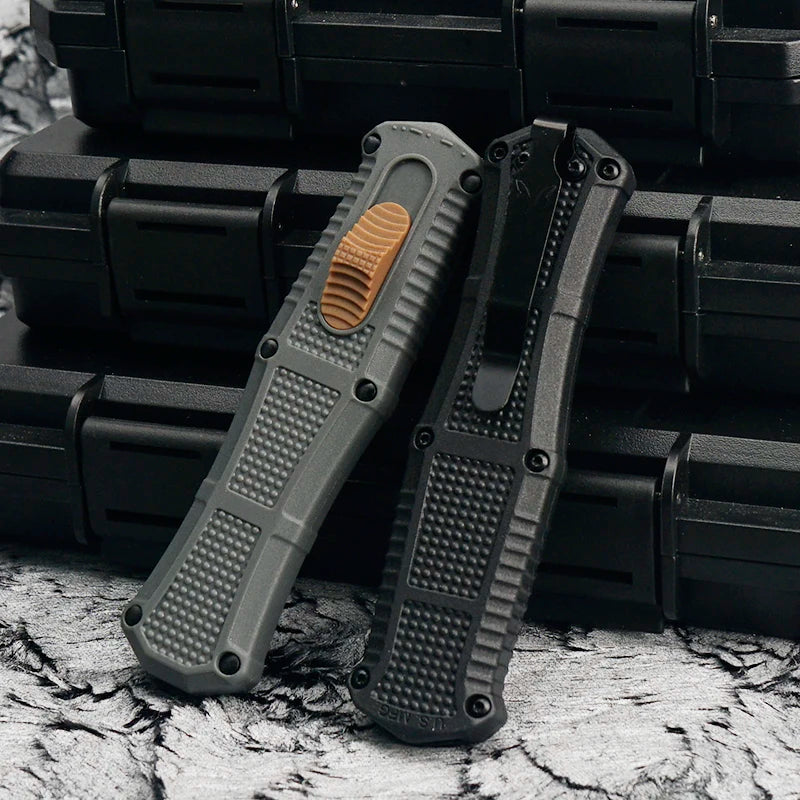 BM OTF Knife BM3370 Tech Pocket Knives Tactical CPM-D2