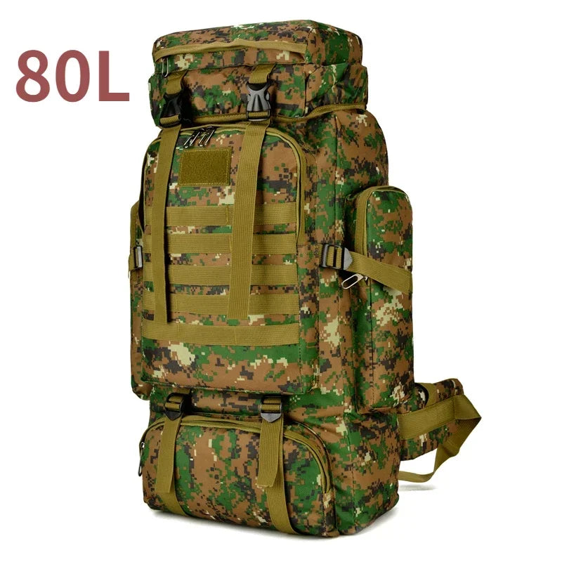 80L/100L  Mountaineering Bag Climb Bag Tactical Backpacks