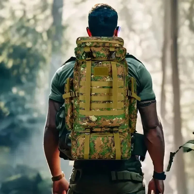 80L/100L  Mountaineering Bag Climb Bag Tactical Backpacks