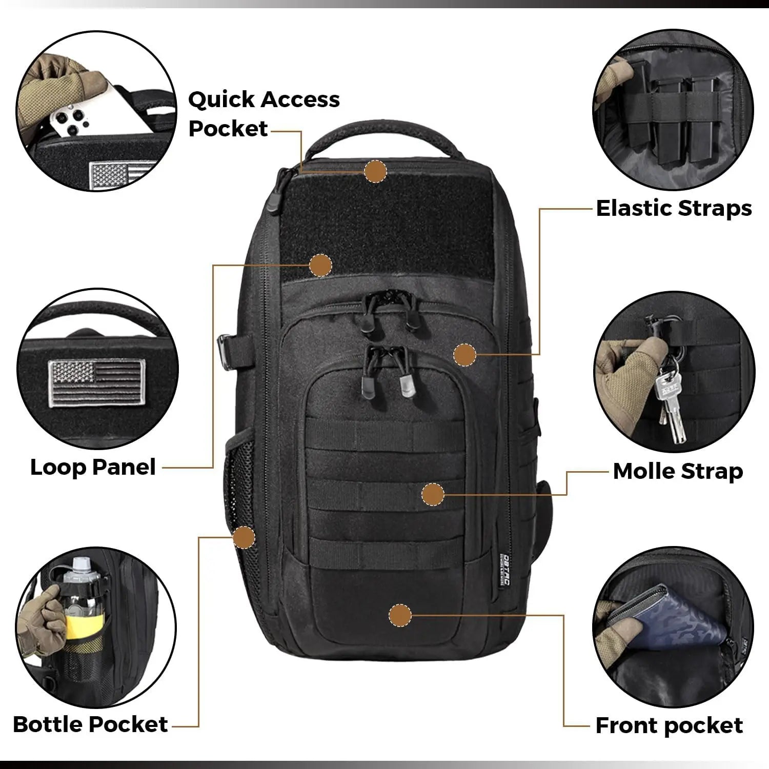 DBTAC 10L Tactical EDC Backpack