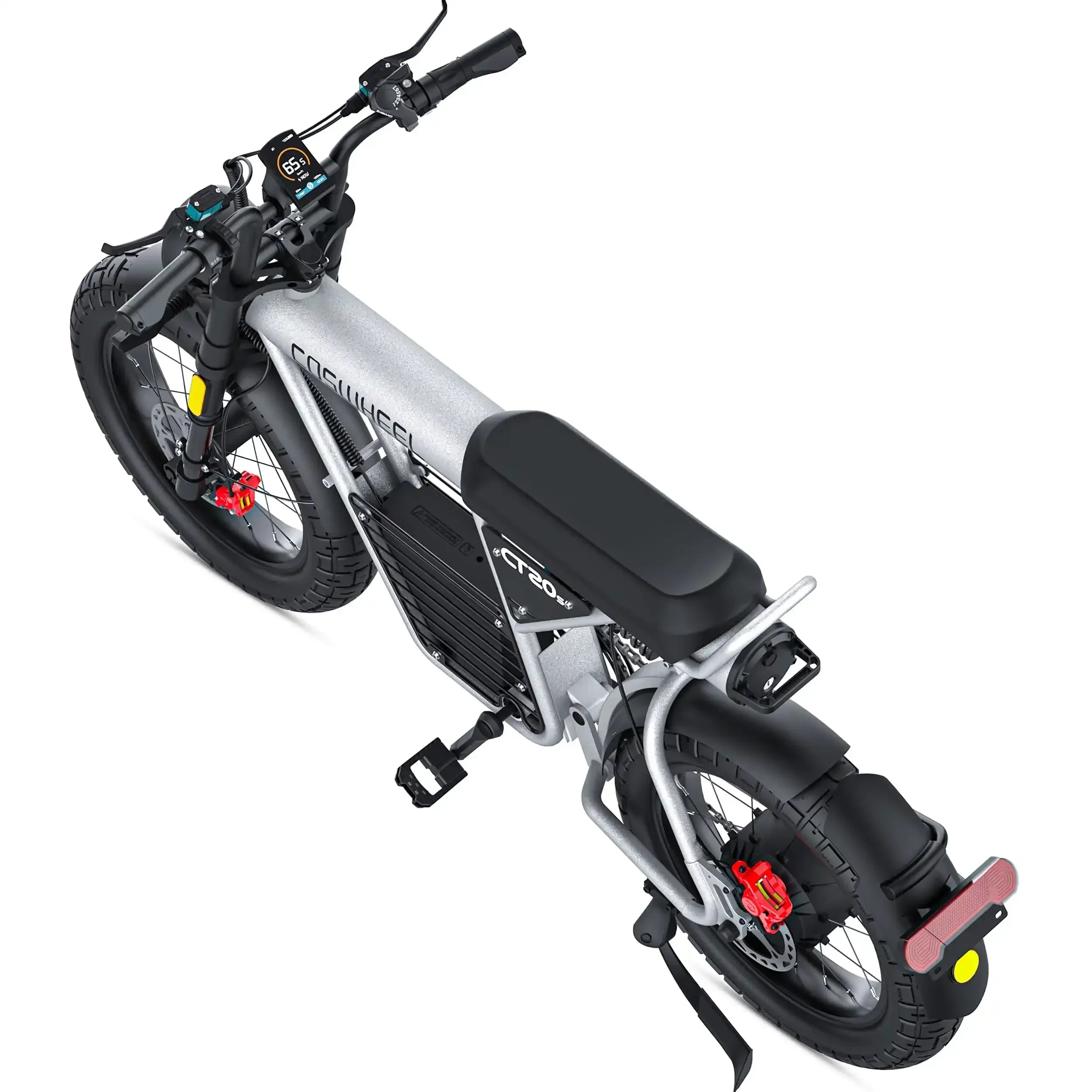 COSWHEEL CT20S E-Mountain bike For Adult 60V 27.5Ah Battery Double Hydraulic Disc Brakes 20"*5.0 Fat Tire Off-Road E-bike