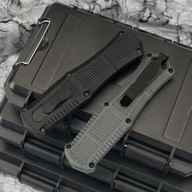 BM OTF Knife BM3370 Tech Pocket Knives Tactical CPM-D2