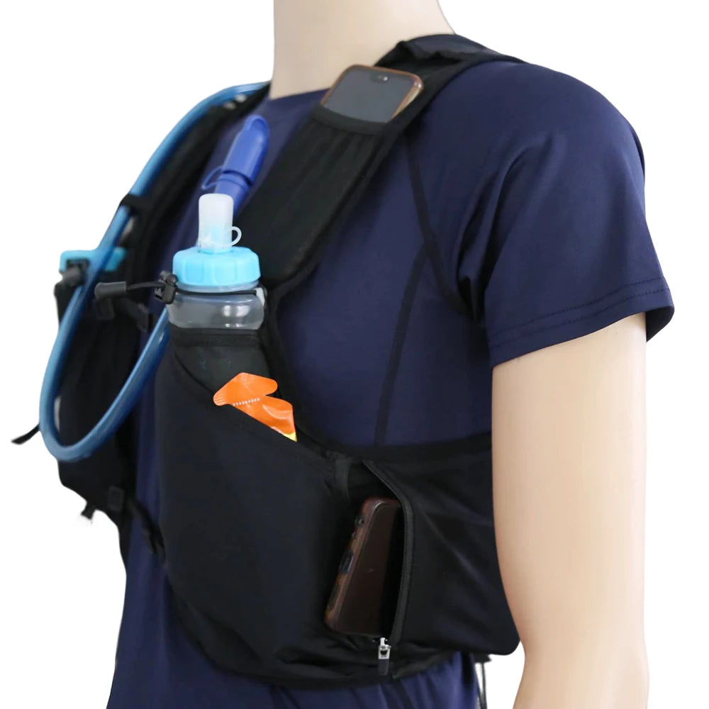 ULTRA-TRI Hydration Trail Running Backpack Lightweight Race Training Vest Pack 8L