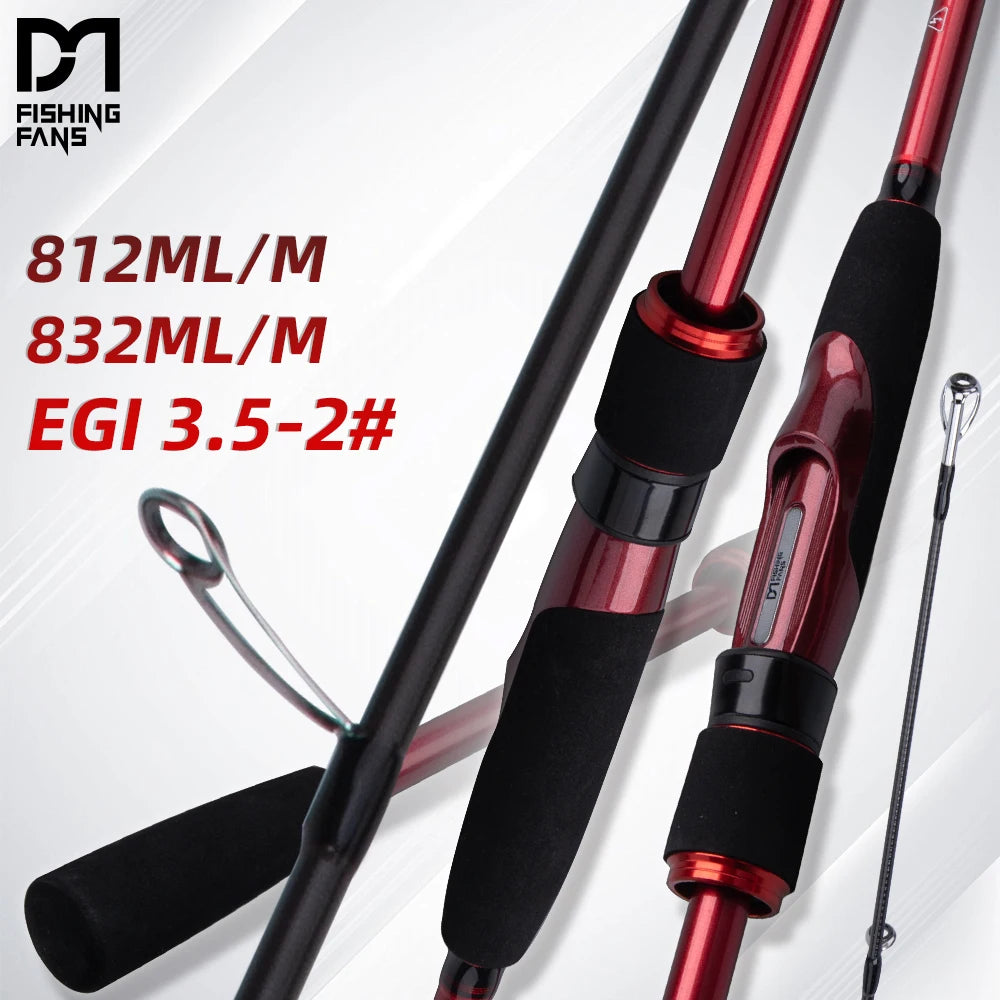 FISHINGFANS High Carbon Egi Rod Squid Lure Rod Spinning Rod