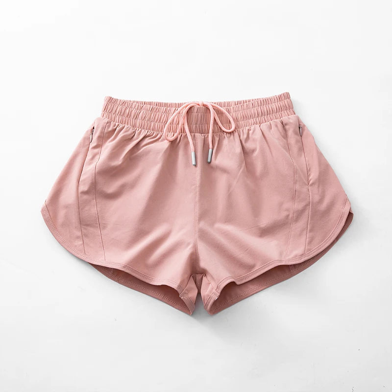 Women Running  Lightweight Athletic Shorts With Mesh Liner