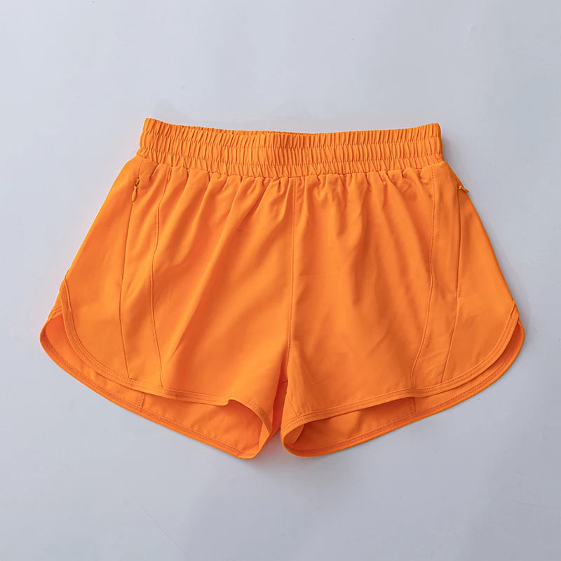 Women Running  Lightweight Athletic Shorts With Mesh Liner