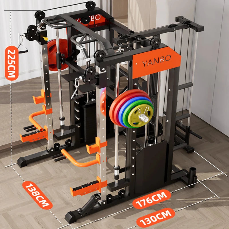 Complete Smith Machine Business Fitness Equipment Fitness Factory Large Weightlifting Strength Training Fitness Equipment