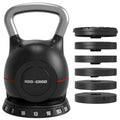 Adjustable Kettlebell Weight Set-Quickly Adjusts Weights, Comfortable Grip,