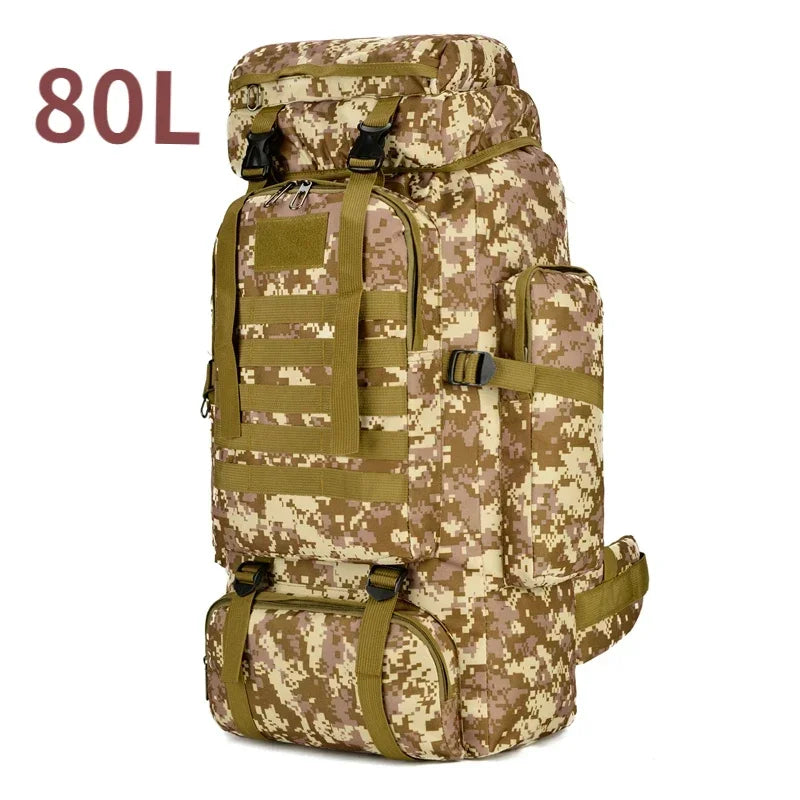80L/100L  Mountaineering Bag Climb Bag Tactical Backpacks