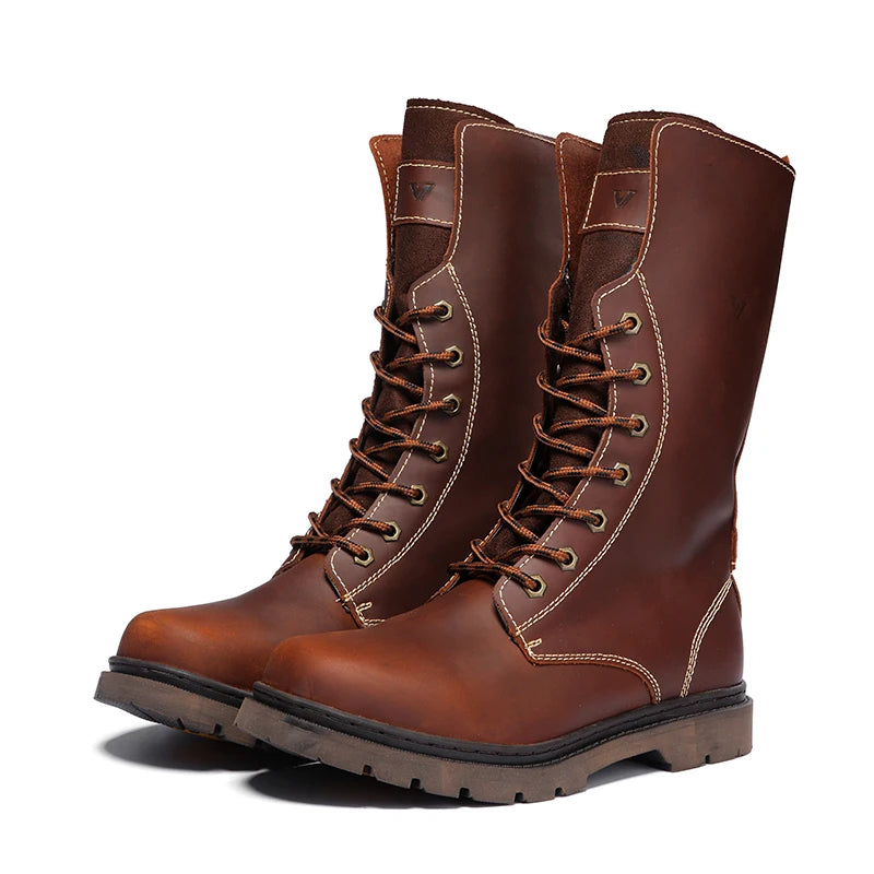 Leather Men's Hiking boots waterproof