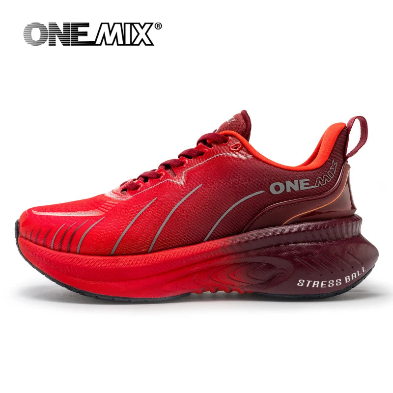ONEMIX White Road Running Shoes for Men