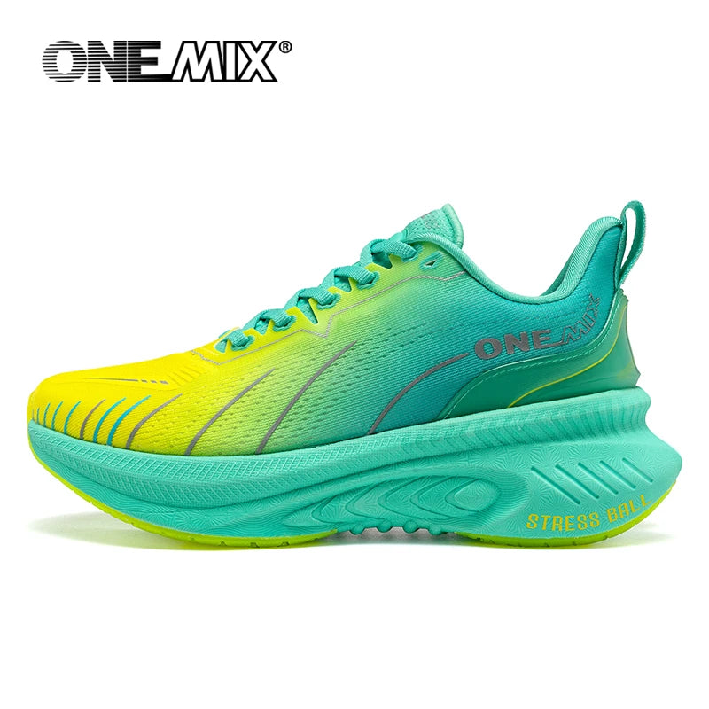 ONEMIX White Road Running Shoes for Men