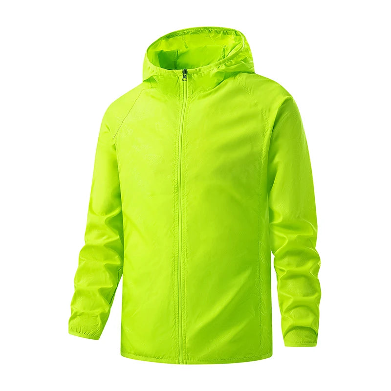Men Women Hiking Jackets Waterproof Windbreaker Rain Coat