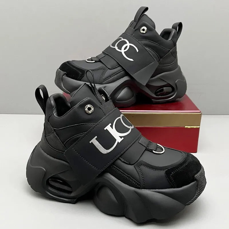 large-size thick-soled anti-slip couple sports shoes