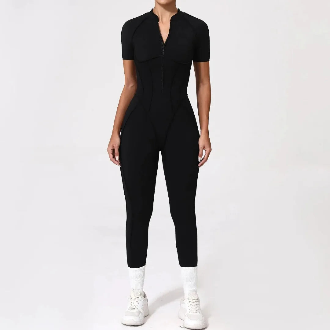 Women's Backless Hip Lift Yoga Jumpsuit