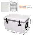 SucceBuy 52 QT Insulated Portable Cooler Holds 50 Cans Ice Retention