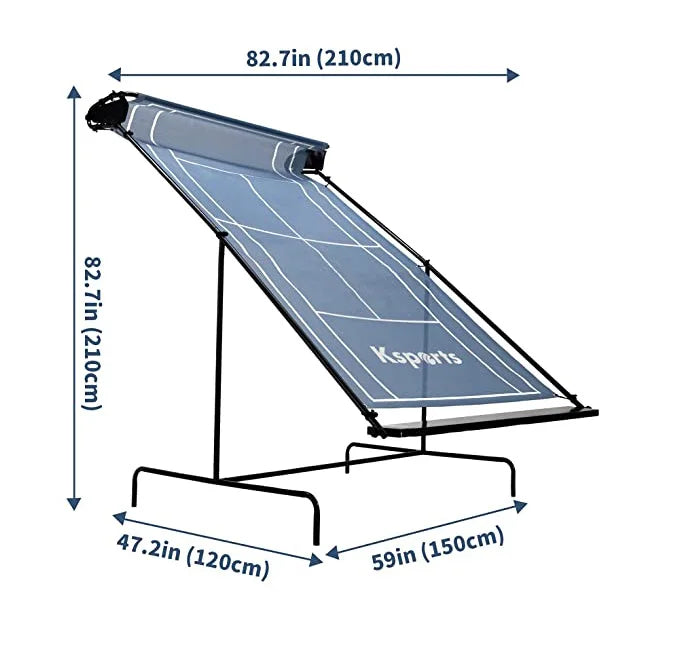 Waterproof Tennis Trainer Rebound Net Adjustable Angle